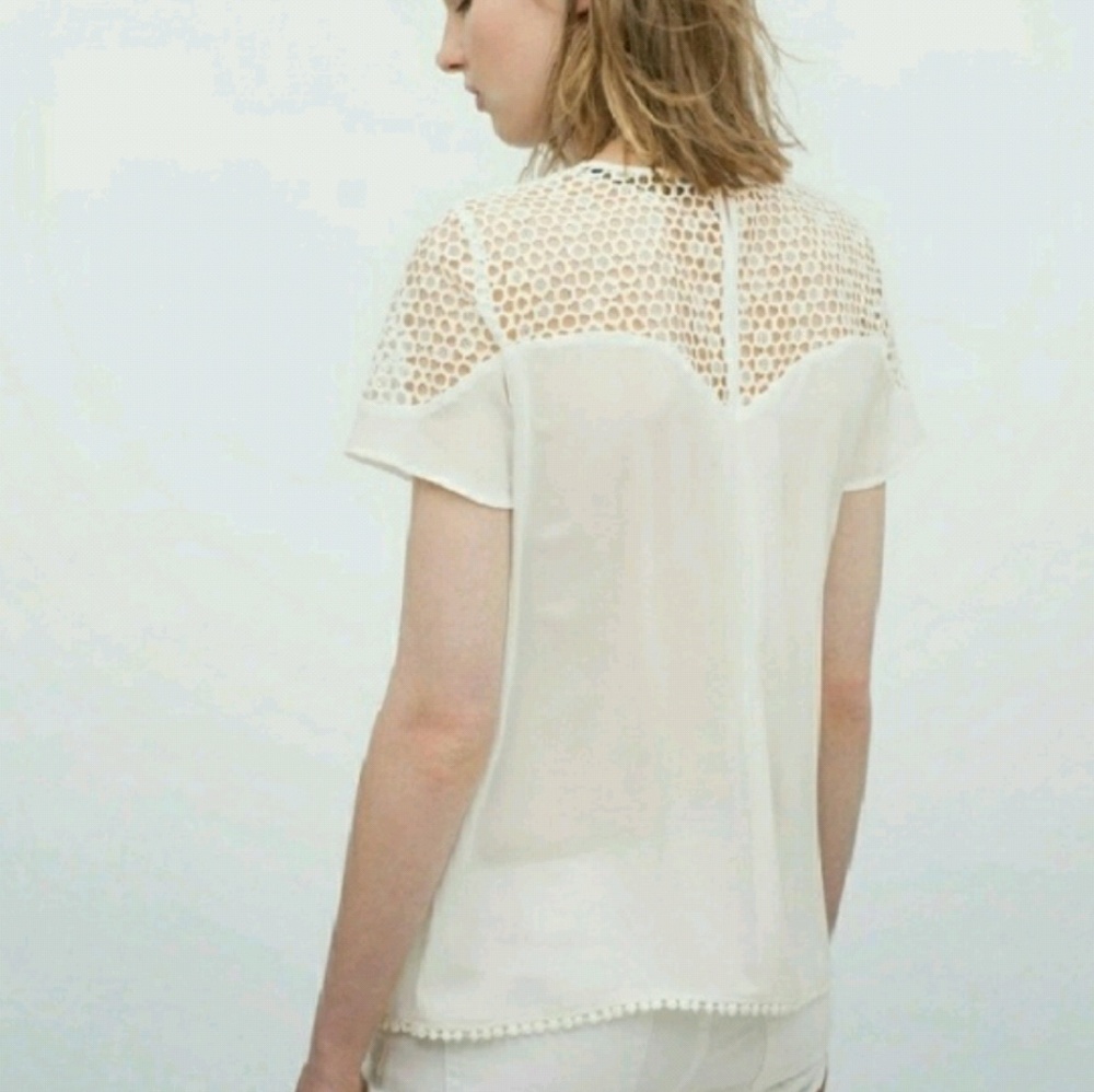 Zara Basic Romantic Blouse